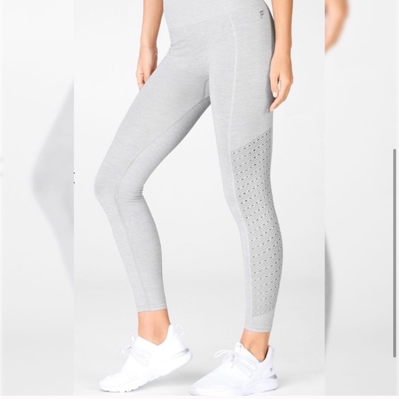 **SOLD** NWT Fabletics Sync High-Waisted Perforated 7/8 - Picture 3 of 3